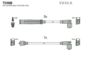 T208B Sada kabelů pro zapalování TESLA