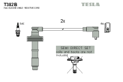 T382B Sada kabelů pro zapalování TESLA