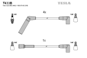 T433B Sada kabelů pro zapalování TESLA