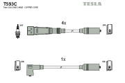 T593C Sada kabelů pro zapalování original TESLA