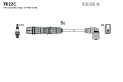 T622C Sada kabelů pro zapalování original TESLA