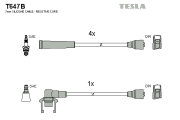 T647B Sada kabelů pro zapalování TESLA