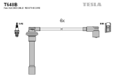 T648B Sada kabelů pro zapalování TESLA