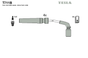 T711B Sada kabelů pro zapalování TESLA