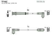 T716C Sada kabelů pro zapalování original TESLA