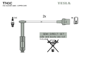 T743C Sada kabelů pro zapalování TESLA