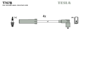 T767B Sada kabelů pro zapalování TESLA