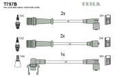 T787B Sada kabelů pro zapalování TESLA