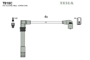 T818C Sada kabelů pro zapalování original TESLA