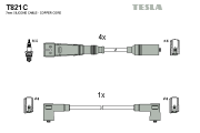 T821C Sada kabelů pro zapalování original TESLA