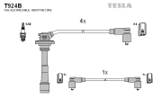 T924B Sada kabelů pro zapalování TESLA