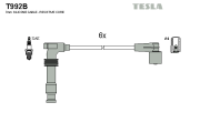 T992B Sada kabelů pro zapalování alternative TESLA