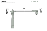 T998B Sada kabelů pro zapalování TESLA