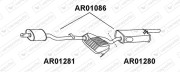 AR01281 Predni tlumic vyfuku VENEPORTE