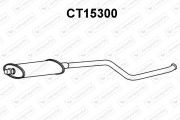 CT15300 Střední tlumič výfuku VENEPORTE