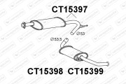 CT15397 Zadní tlumič výfuku VENEPORTE