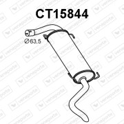 CT15844 Zadní tlumič výfuku VENEPORTE