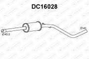 DC16028 Predni tlumic vyfuku VENEPORTE