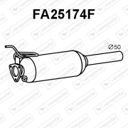 FA25174F Filtr pevnych castic, vyfukovy system VENEPORTE