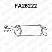 FA25222 Zadní tlumič výfuku VENEPORTE