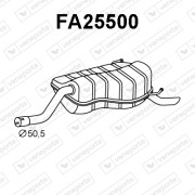 FA25500 Zadní tlumič výfuku VENEPORTE