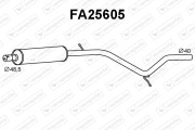 FA25605 Predni tlumic vyfuku VENEPORTE