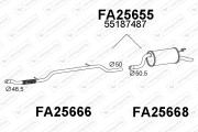 FA25655 Zadní tlumič výfuku VENEPORTE