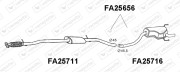 FA25656 Zadní tlumič výfuku VENEPORTE