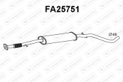 FA25751 Střední tlumič výfuku VENEPORTE