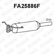 FA25886F Filtr pevnych castic, vyfukovy system VENEPORTE