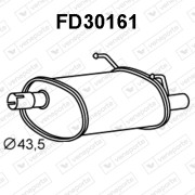 FD30161 Zadní tlumič výfuku VENEPORTE