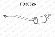 FD30326 Zadní tlumič výfuku VENEPORTE