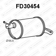 FD30454 Zadní tlumič výfuku VENEPORTE