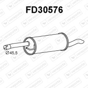 FD30576 Zadní tlumič výfuku VENEPORTE