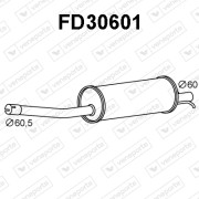 FD30601 Zadní tlumič výfuku VENEPORTE