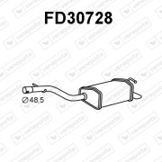 FD30728 Zadní tlumič výfuku VENEPORTE