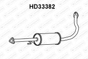 HD33382 Střední tlumič výfuku VENEPORTE