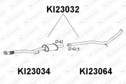 KI23032 Predni tlumic vyfuku VENEPORTE