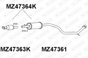 MZ47364K Katalyzátor VENEPORTE