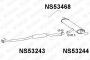 NS53468 Zadní tlumič výfuku VENEPORTE