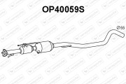 OP40059S Filtr pevnych castic, vyfukovy system VENEPORTE