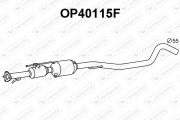 OP40115F Filtr pevnych castic, vyfukovy system VENEPORTE