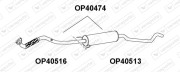 OP40474 Střední tlumič výfuku VENEPORTE
