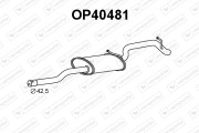 OP40481 Zadní tlumič výfuku VENEPORTE