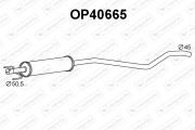 OP40665 Predni tlumic vyfuku VENEPORTE