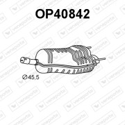 OP40842 Zadní tlumič výfuku VENEPORTE