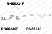 RN55231F Filtr pevnych castic, vyfukovy system VENEPORTE