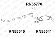 RN55770 Zadní tlumič výfuku VENEPORTE