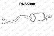 RN55988 Zadní tlumič výfuku VENEPORTE