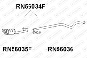 RN56034F Filtr pevnych castic, vyfukovy system VENEPORTE